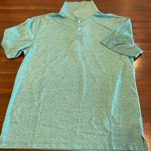 NWOT Haggar teal golf polo medium
